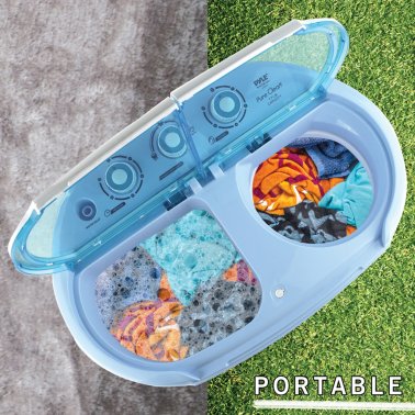 Compact and Portable Washer and Spin Dryer